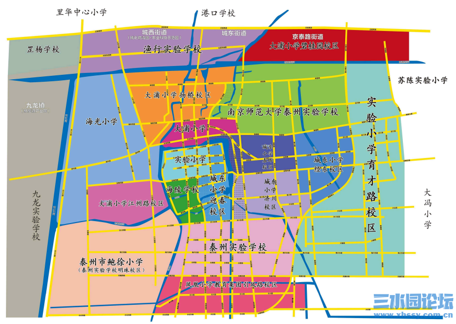 2026年北部区域义务教育阶段学校施教区分布图(小学).png